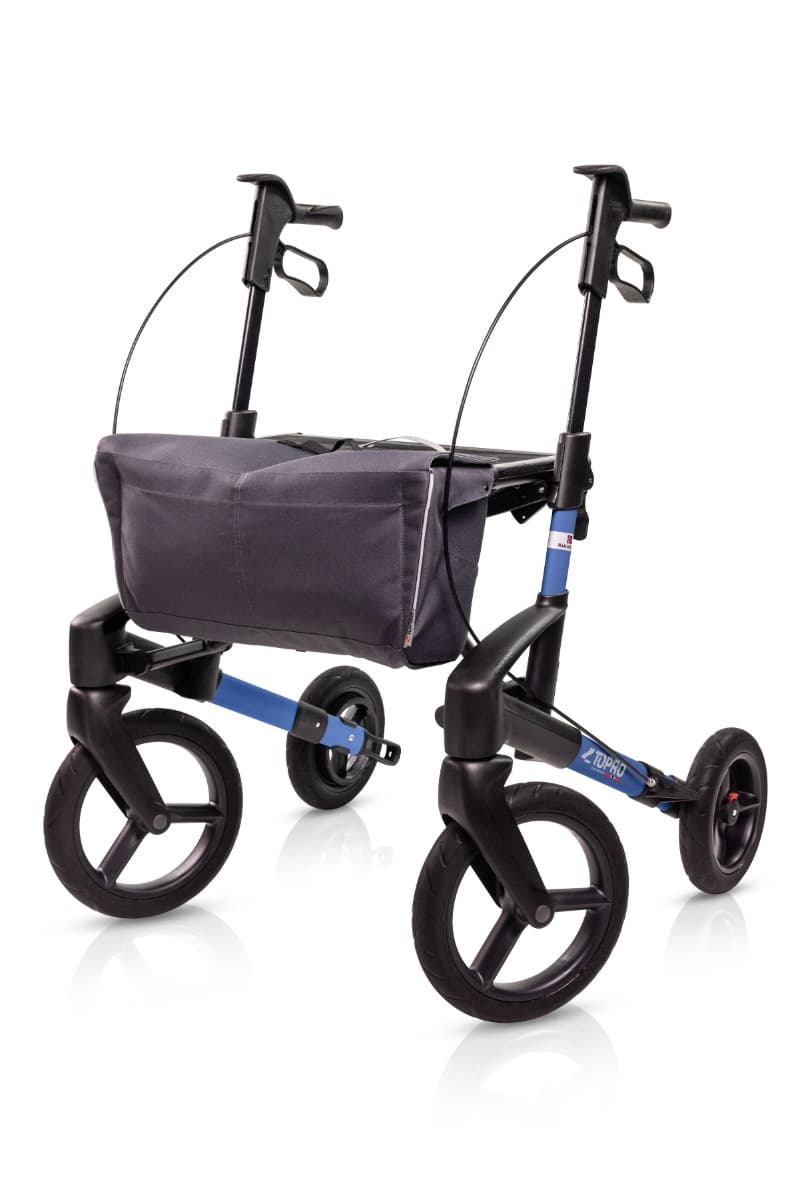 Topro Olympos ATR Slim rollator blauw met zwarte accenten