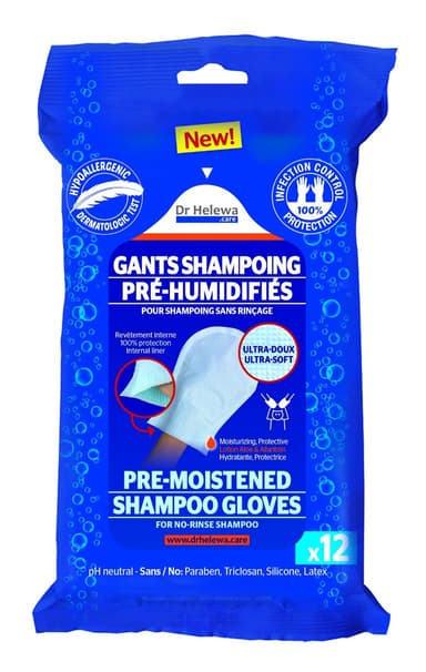 Dr Helewa Wash Gloves 12-pack tbv Haar