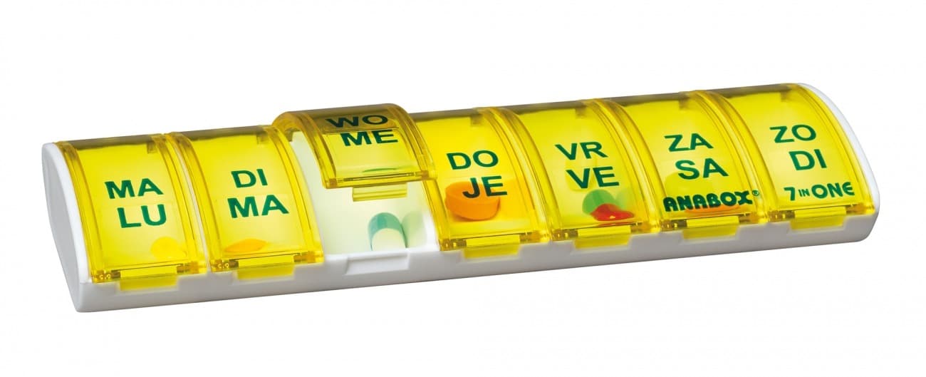 Anabox medicijndoos weekbox