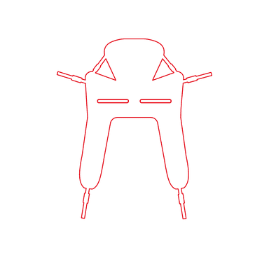 Toiletband passief maat S